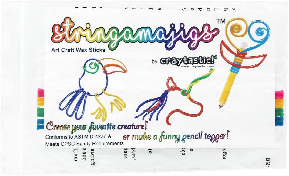 Stringamajigs Art Wax Craft Yarn Sticks for Kids - Bulk Party Set of 4 –  203 Brands